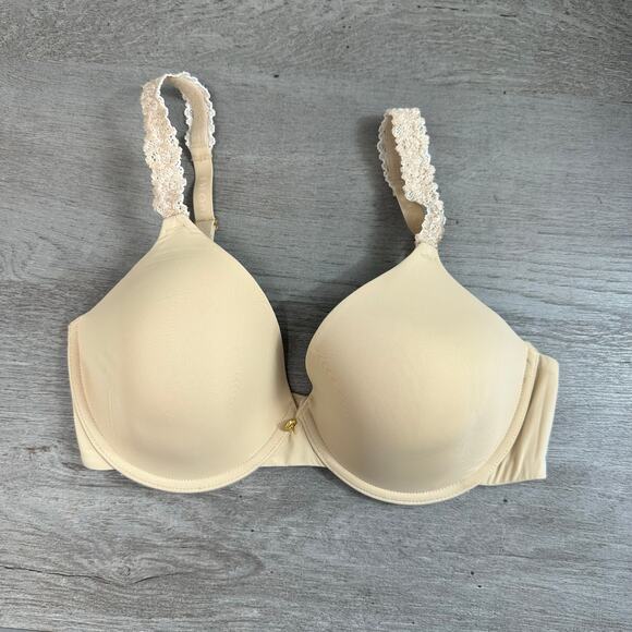 Natori Wired Bra with Lace Straps 32D - Picture 1 of 5